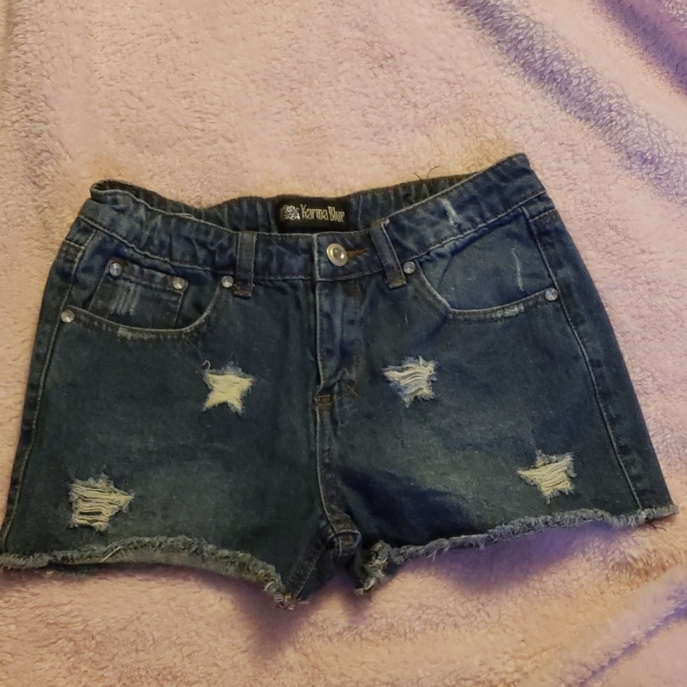 Girls jean shorts Karma Blue